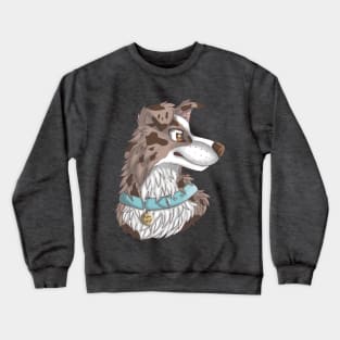 Lilac Merle Border Collie Crewneck Sweatshirt